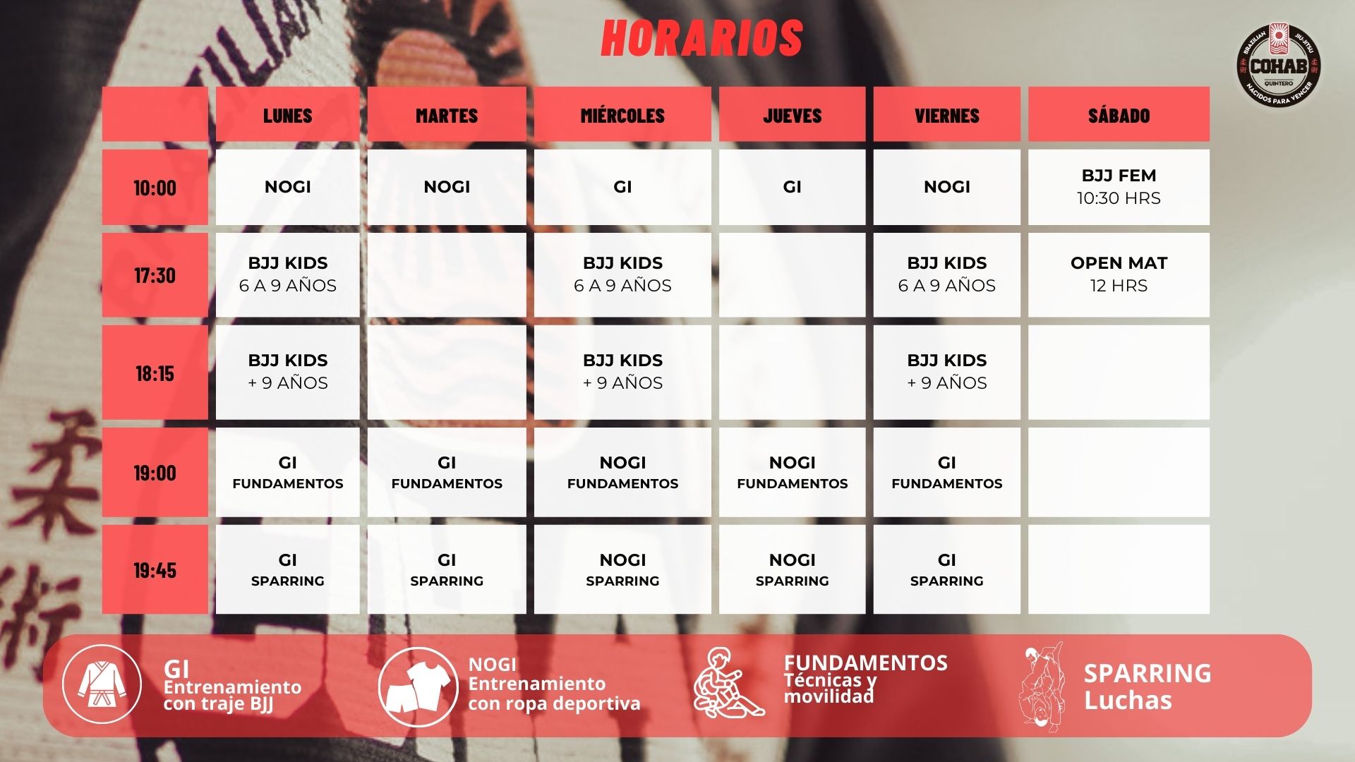 horario